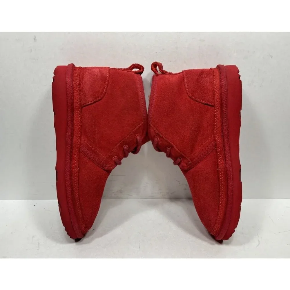 Ugg x Elmo Neumel II 2‎ Boots 1127431K Red Suede Kids Size 3 Sesame Street